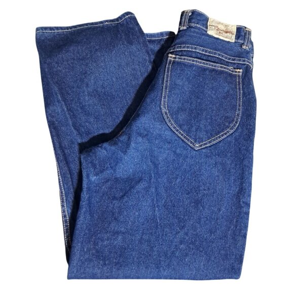 Vintage Silver City Denim Jeans Size 13 High Waist 100% Cotton Hemmed - Picture 7 of 8